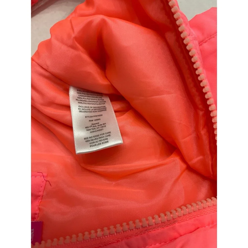 Pink Platinum Adjustable Strap Snow Bibs Size 12M New Without Tags